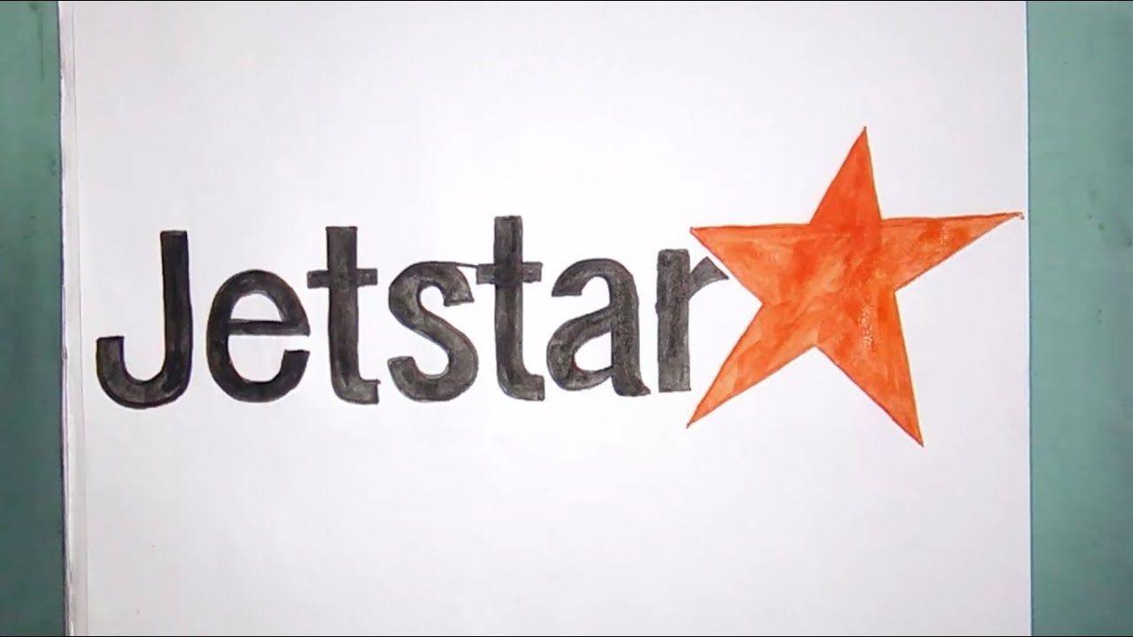 Jetstar Logo - How to draw the Jetstar logo (logo drawing) - YouTube