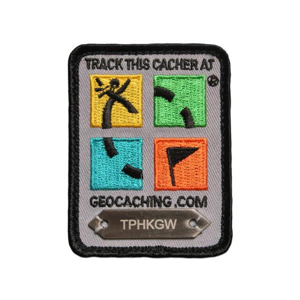 Geocaching Logo - Geocaching Logo Trackable Patch