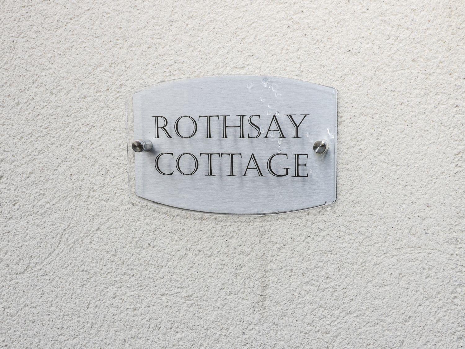 Rothsay Logo - Rothsay Cottage | Newbiggin-by-the-sea | Northumbria | Self Catering ...