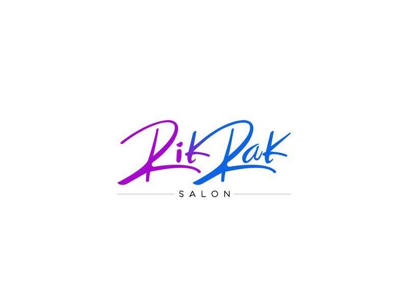Saloon Logo - Rik rak saloon logo