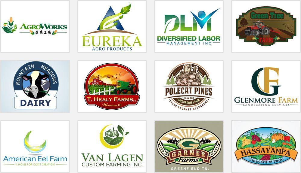Agricultural Logo - Agriculture and Farm Logo Designs That Earn Trust | Zillion Designs