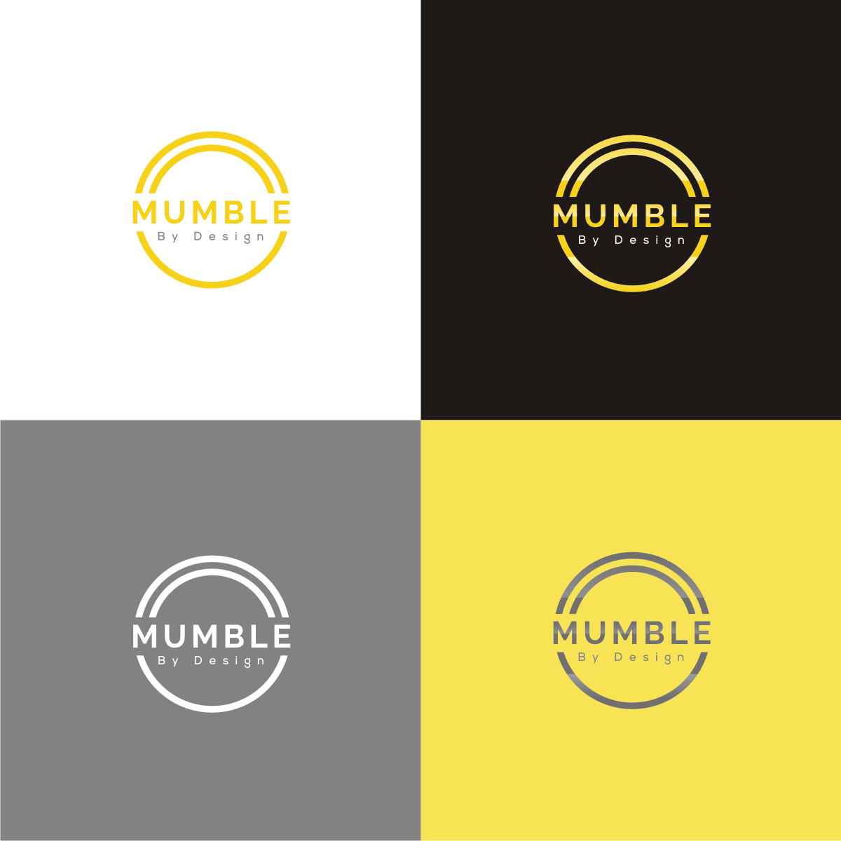 Mumble Logo - Upmarket, Modern, Office Furniture Logo Design for MUMBLE By Design