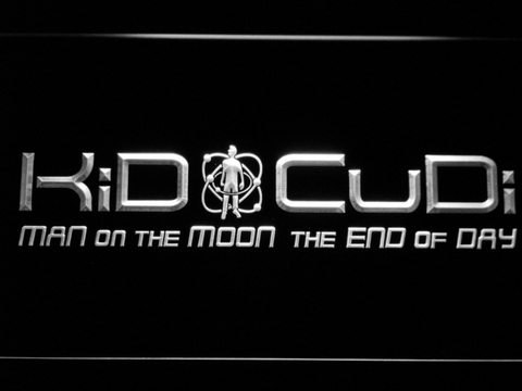 Cudi Logo - Kid Cudi Man On The Moon LED Neon Sign | SafeSpecial