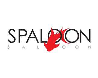 Saloon Logo - Logo Design: Spaloon Saloon #Logo #Design gefunden auf www.abduzeedo ...