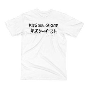 Cudi Logo - Kanye West Kids See Ghosts Logo T Shirt Kid Cudi Hip Hop Yeezus Rap ...