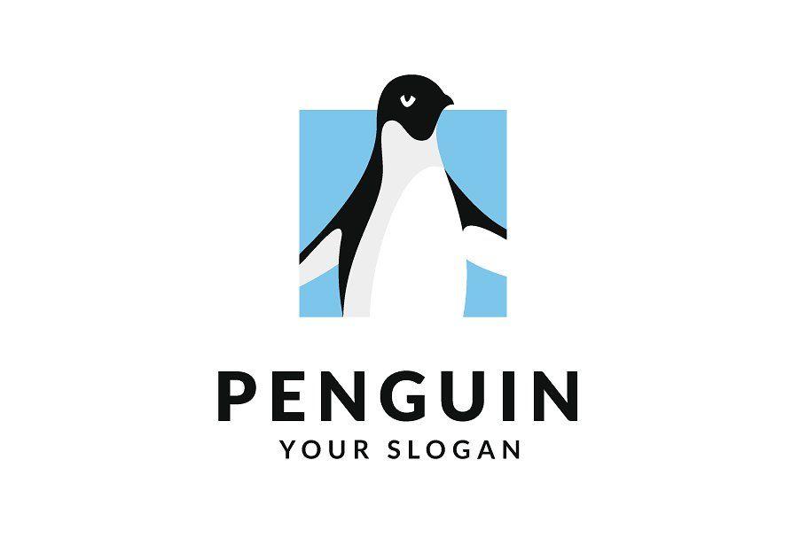 Pengui Logo - Penguin Logo Logo Templates Creative Market