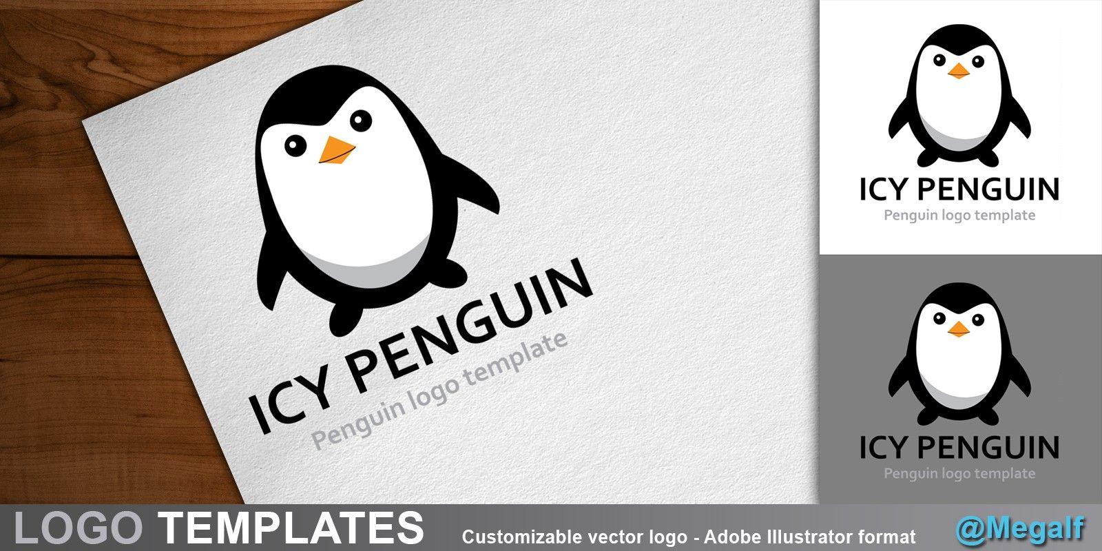 Pengui Logo - Icy Penguin