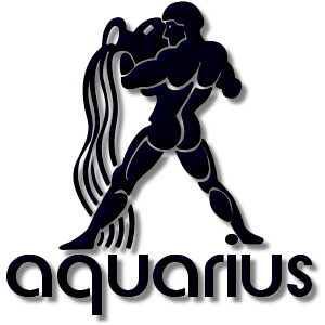 Aquarius Logo - Aquarius Zodiac Sign Navy - People And Places - Add a free stampette ...