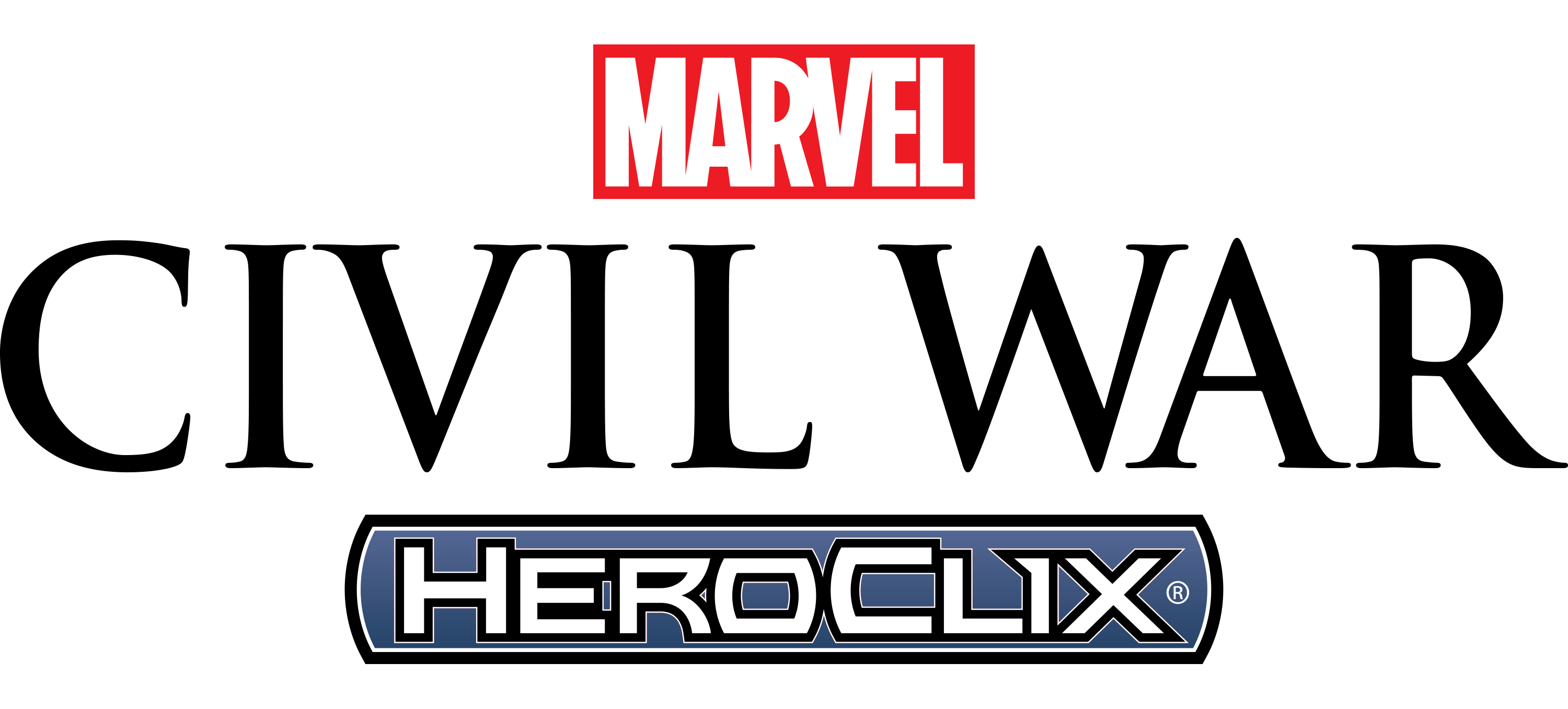 HeroClix Logo - Marvel HeroClix: Civil War Storyline Organized Play Series | HeroClix