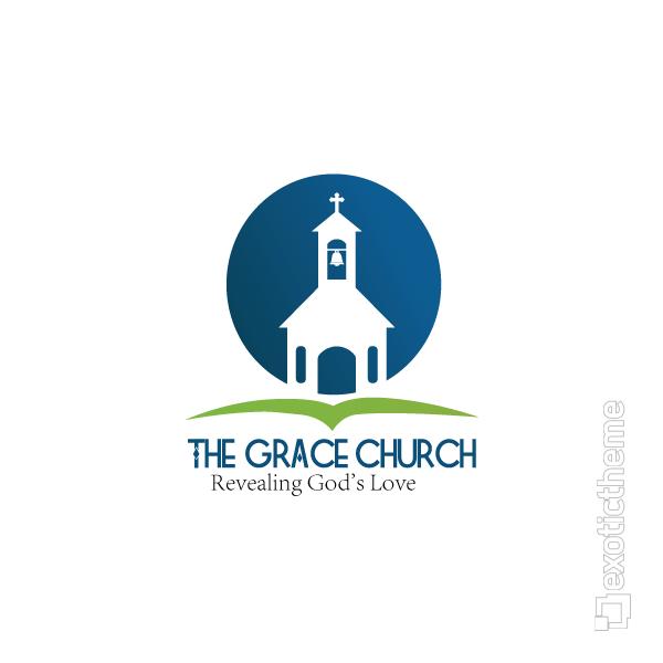 Church Logo - Grace Church Logo Design - ExoticTheme