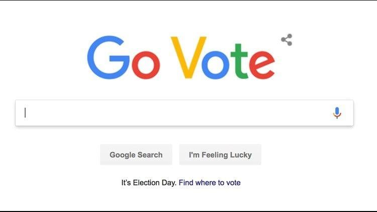 Ktvb.com Logo - Google transforms logo for Election Day to two words: 'Go Vote ...
