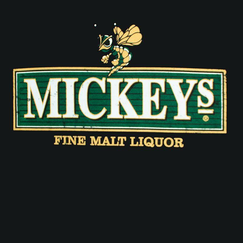 Mickey's Logo - Mickey's Fine Malt Black Beer Logo T Shirt