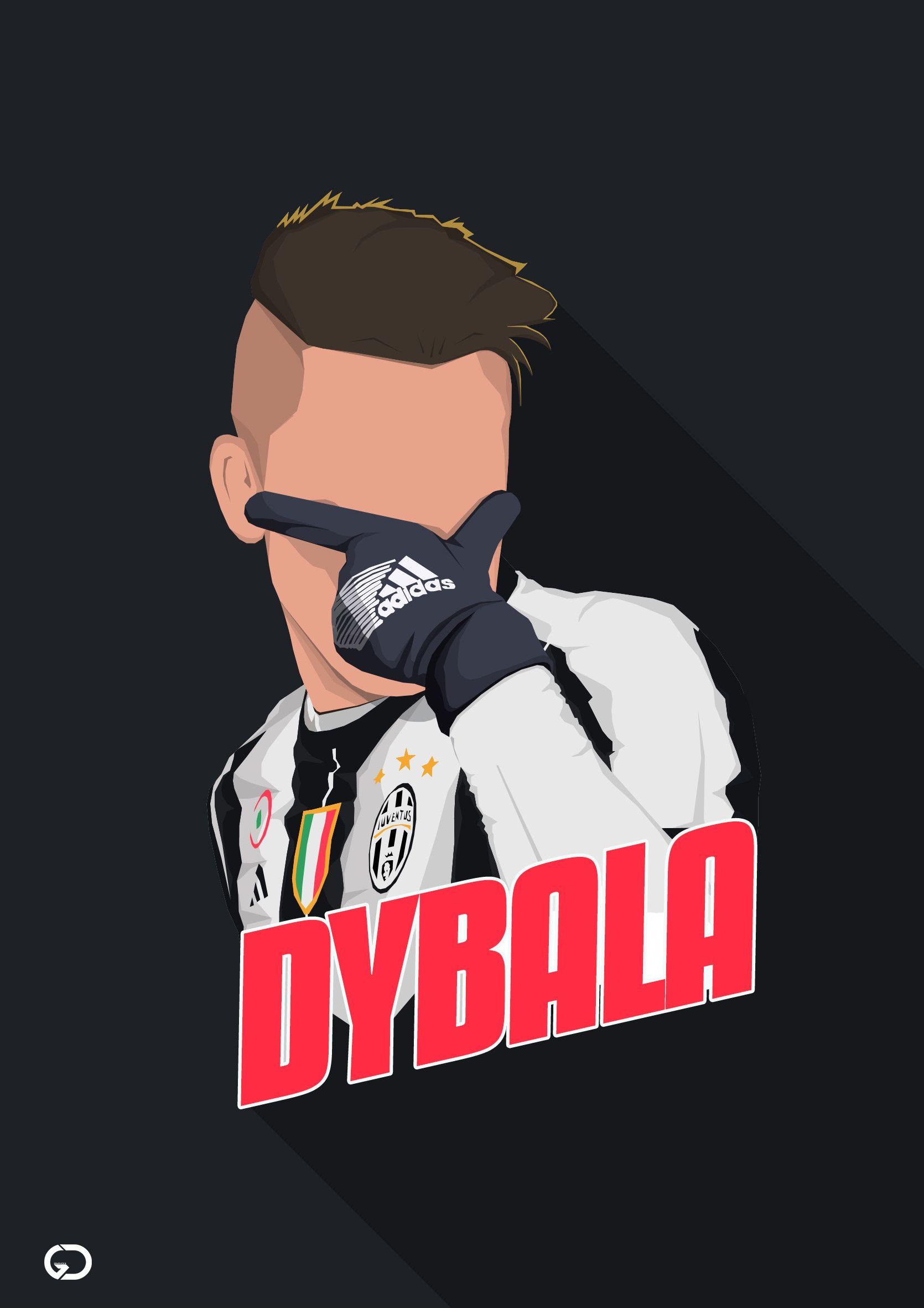 Dybala Logo - Paulo Dybala. Minimalistic Artwork, Arka Das
