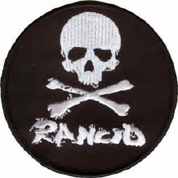 Rancid Logo - Rancid Iron-On Patch Skull Crossbones Logo