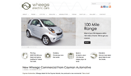 Wheego Logo - Rebrand: Wheego Electric Cars on Behance