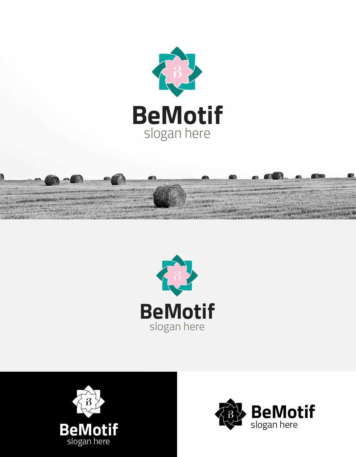Motif Logo - Be Motif Logo Template AI, EPS. Logo Templates. Logo