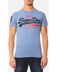 Sdny Logo - Superdry Sdny T-shirt in Gray for Men - Lyst