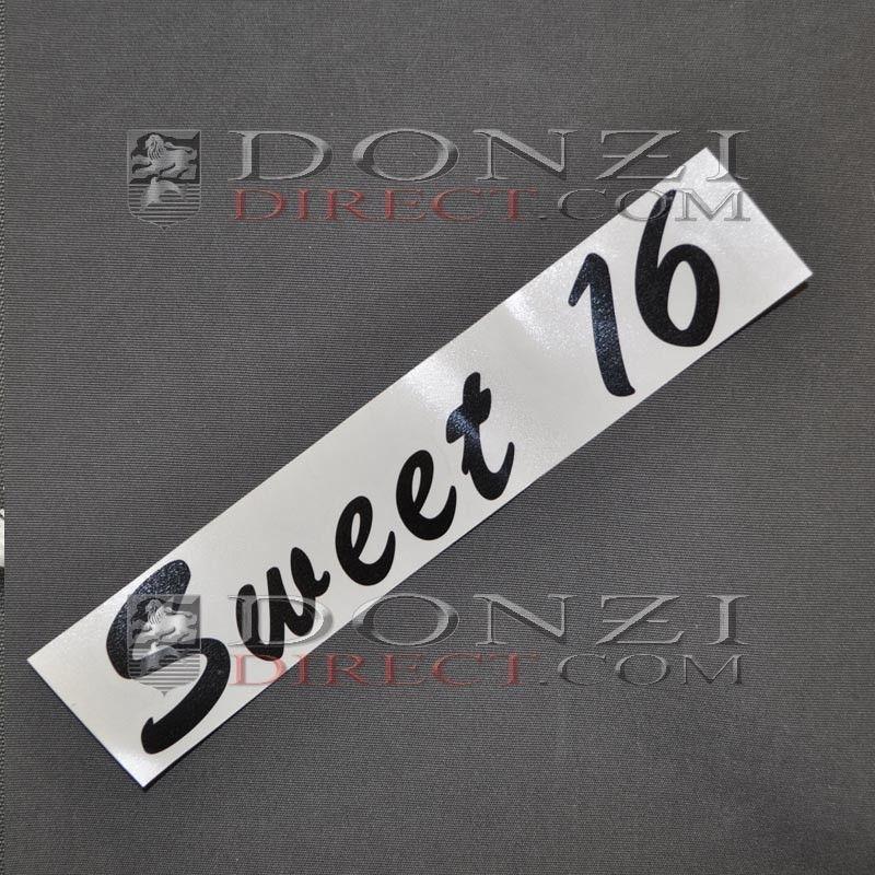 Sweet16 Logo - Donzi Sweet 16 Decal Logo - One Pair - Decals/Logos