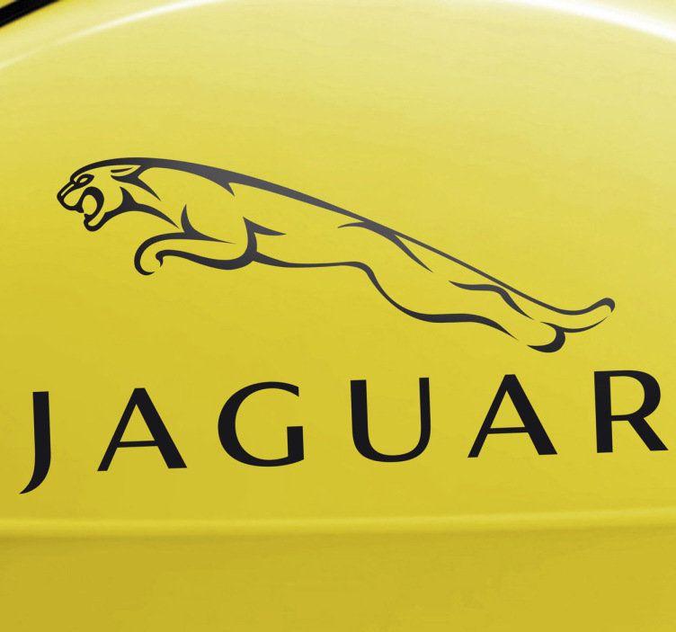 Jarguar Logo - Jaguar Logo Decorative Sticker - TenStickers