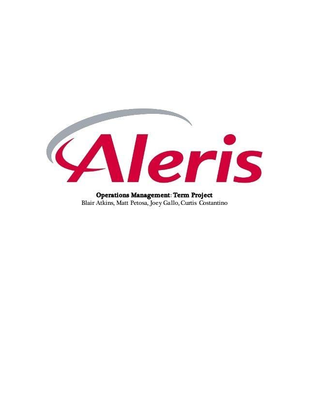 Aleris Logo - Aleris Term Project