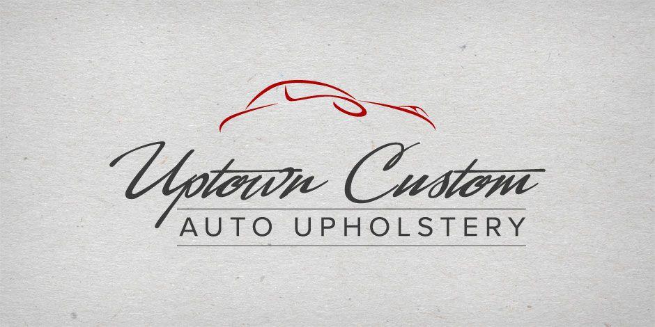 Upholstery Logo - Scott Signs Uptown Custom Upholstery Logo