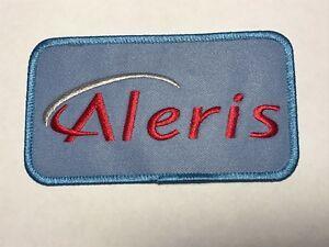 Aleris Logo - Aleris Company aluminum rolled products Logo Blue Red Iron Sew Patch