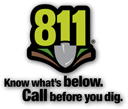 Dig Logo - 811 — Call Before You Dig — It's the Law! | Monroe Energy