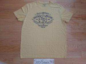 Quadrilateral Logo - NEW MEN'S LUCKY BRAND LOGO QUADRILATERAL YELLOW TEE SHIRT SIZES L-XL ...