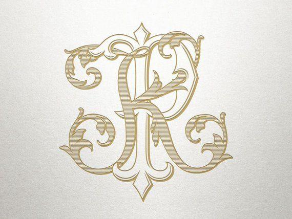 PK Logo - Wedding Logo Design KP PK Wedding Logo Digital | Etsy