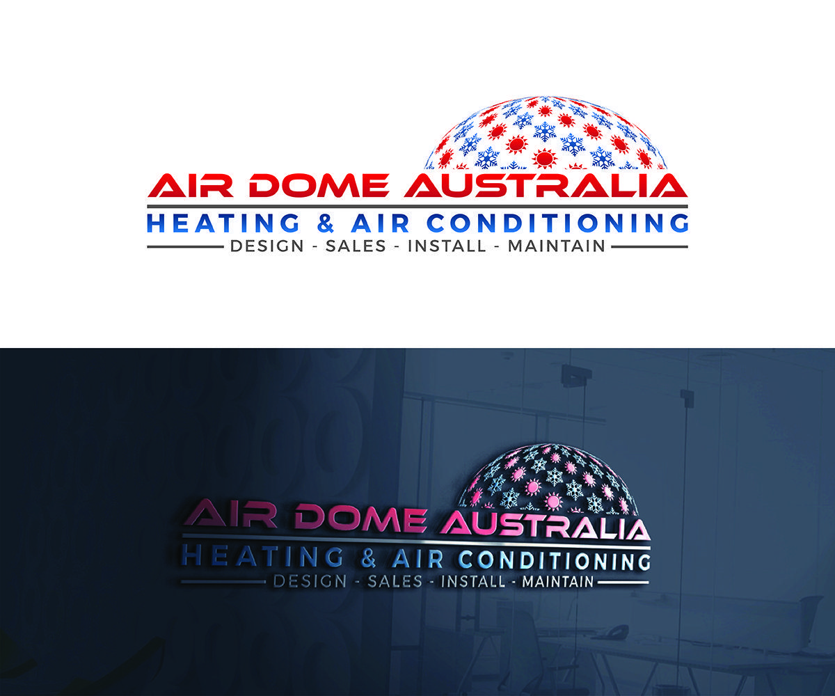 Dome Logo - Colorful, Upmarket, Air Conditioning Logo Design for Air Dome