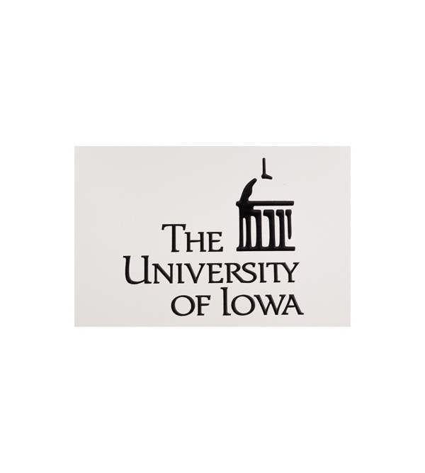 Dome Logo - Iowa Hawk Shop - University of Iowa Dome Logo Blank Note Card Pack