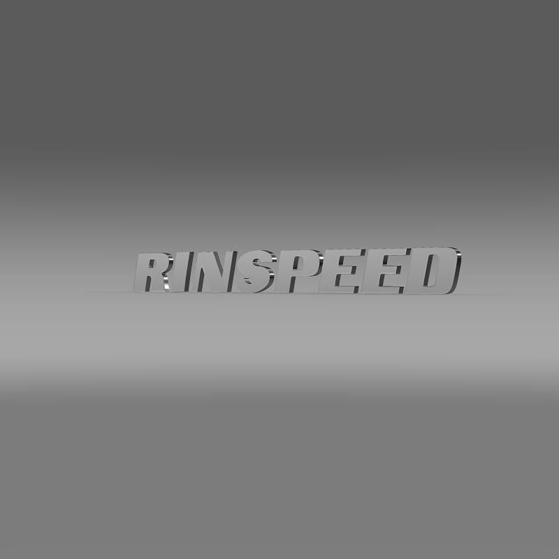 Rinspeed Logo - Rinspeed Logo 3D Model