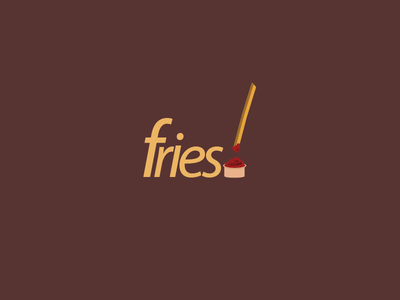 Fries Logo - Fries Logo | Illustrations | Logos, Logo design, Logo design inspiration