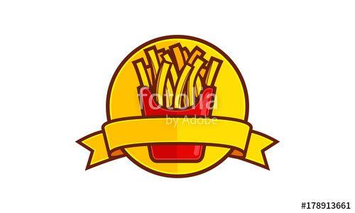 Fries Logo - French fries Logo