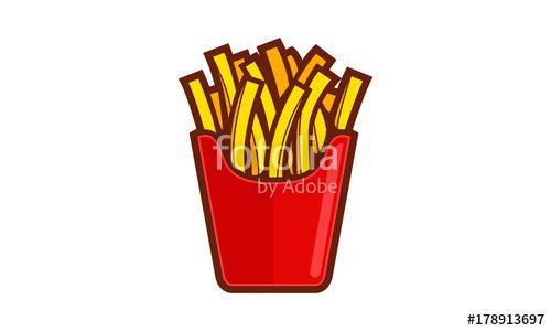 Fries Logo - French Fries Logo Stock Image And Royalty Free Vector Files