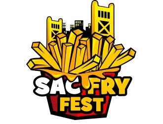 Fries Logo - Sac Fry Fest logo design