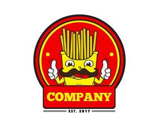 Fries Logo - French fries logo Designed