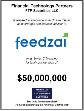 FeedZai Logo - FT Partners Advises Feedzai on its $50,000,000 Series C Financing