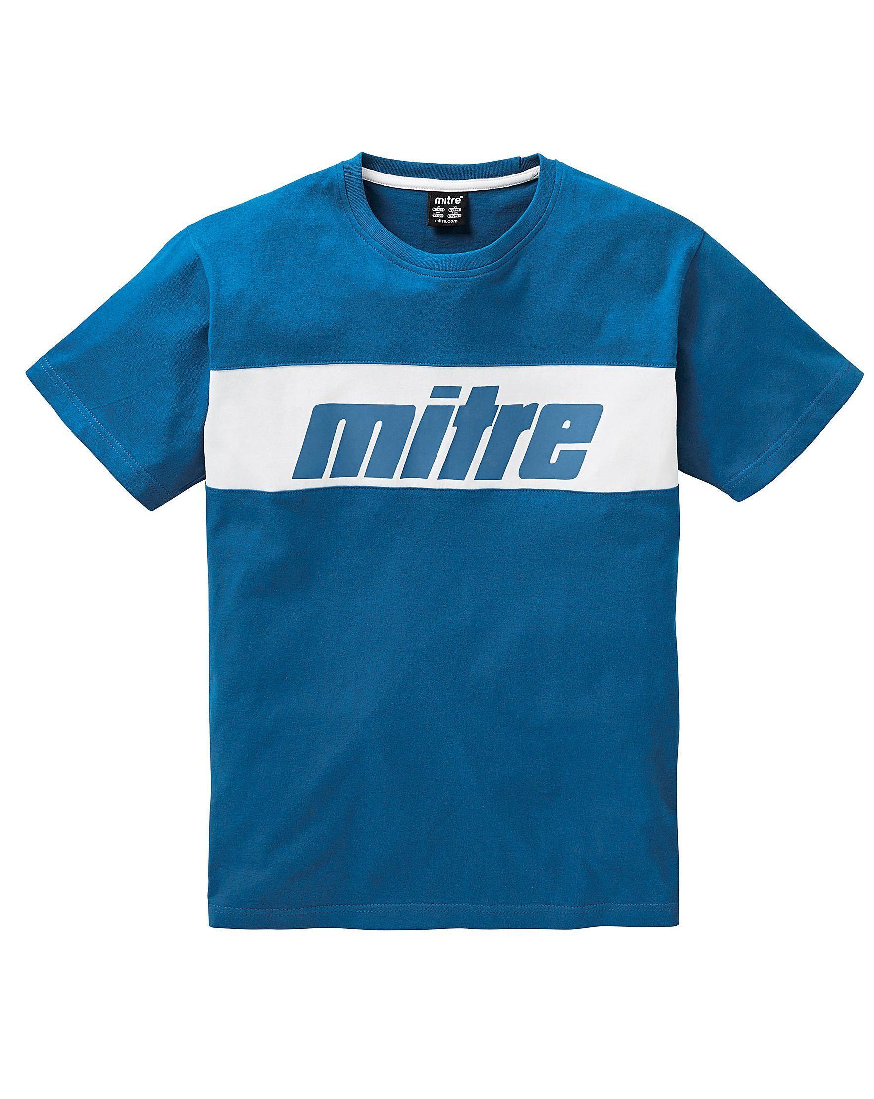 Mitre Logo - Mitre Logo T-shirt Regular in Blue for Men - Lyst