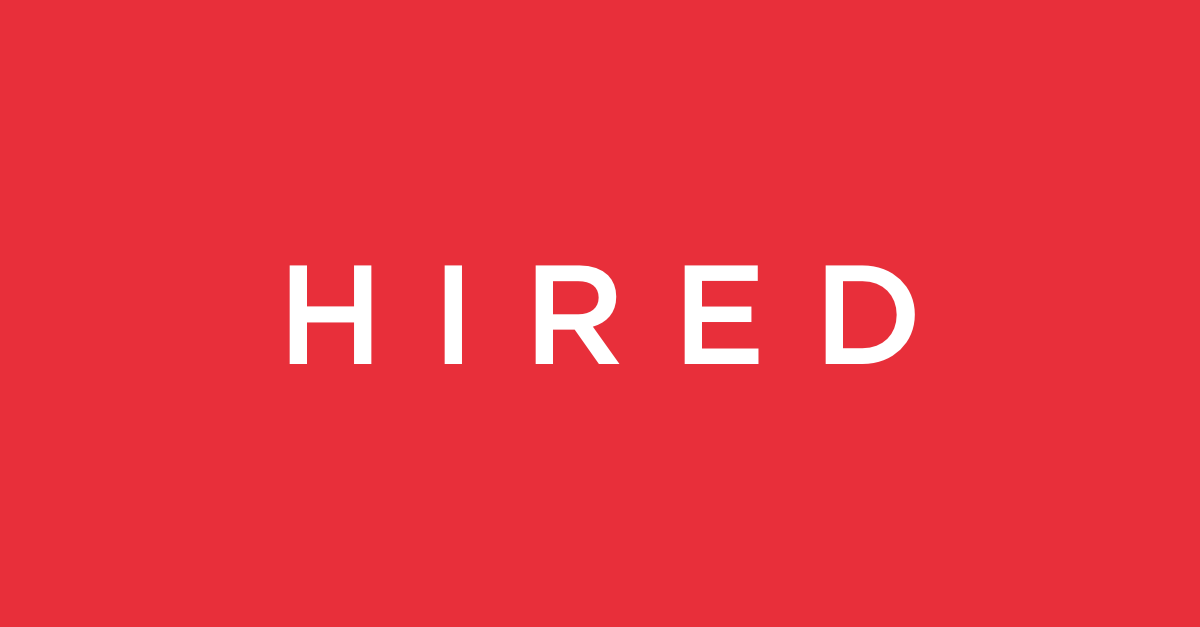 Red U San Francisco Based Start Up Logo - Hired - Job Search Marketplace. Job Hunting Simplified!