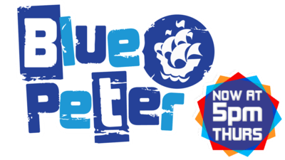 5Pm Logo - Blue Peter logo panel - Model Makers Bristol / Amalgam Model making