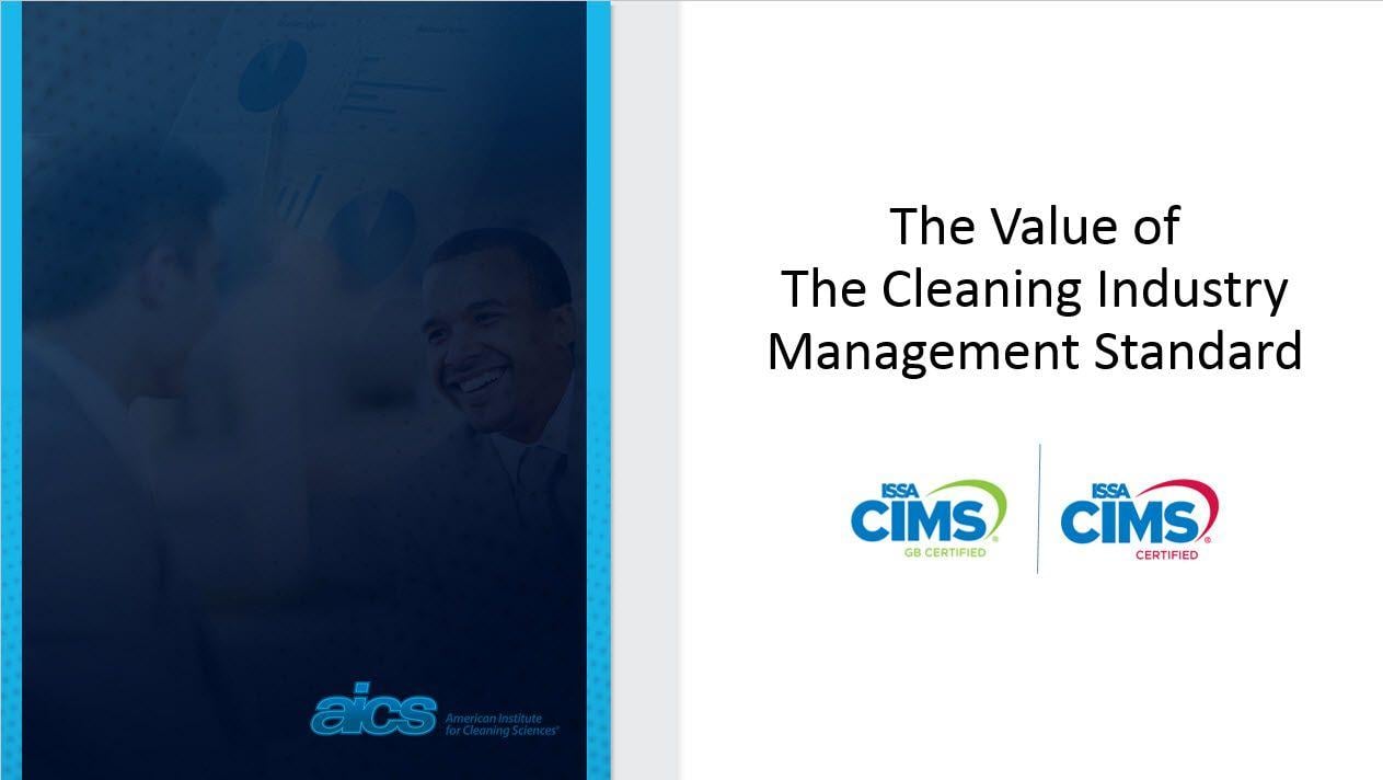 CIMS-GB Logo - The Value of the Cleaning Industry Industry Management Standard ...