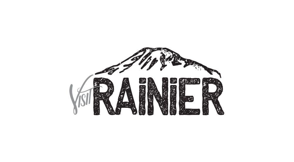 Rainier Logo - Visit Rainier Logo - STUDIO H creative