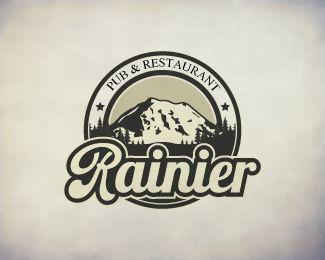 Rainier Logo - Rainier & restaurant Designed