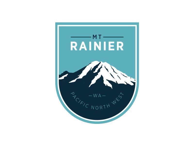 Rainier Logo - Mt Rainier Badge by Edward Grosse | Dribbble | Dribbble