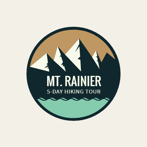 Rainier Logo - Mt. Rainier Hiking ⋆ Evergreen Escapes
