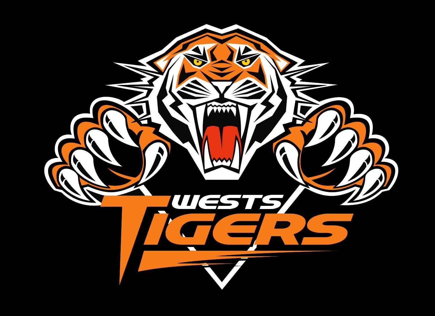 Tigers Logo - Wests Tigers Logo Rex Art