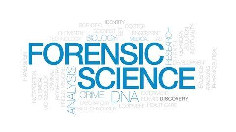 Enoten Logo - Forensic science animated word cloud, text design animation. Kinetic
