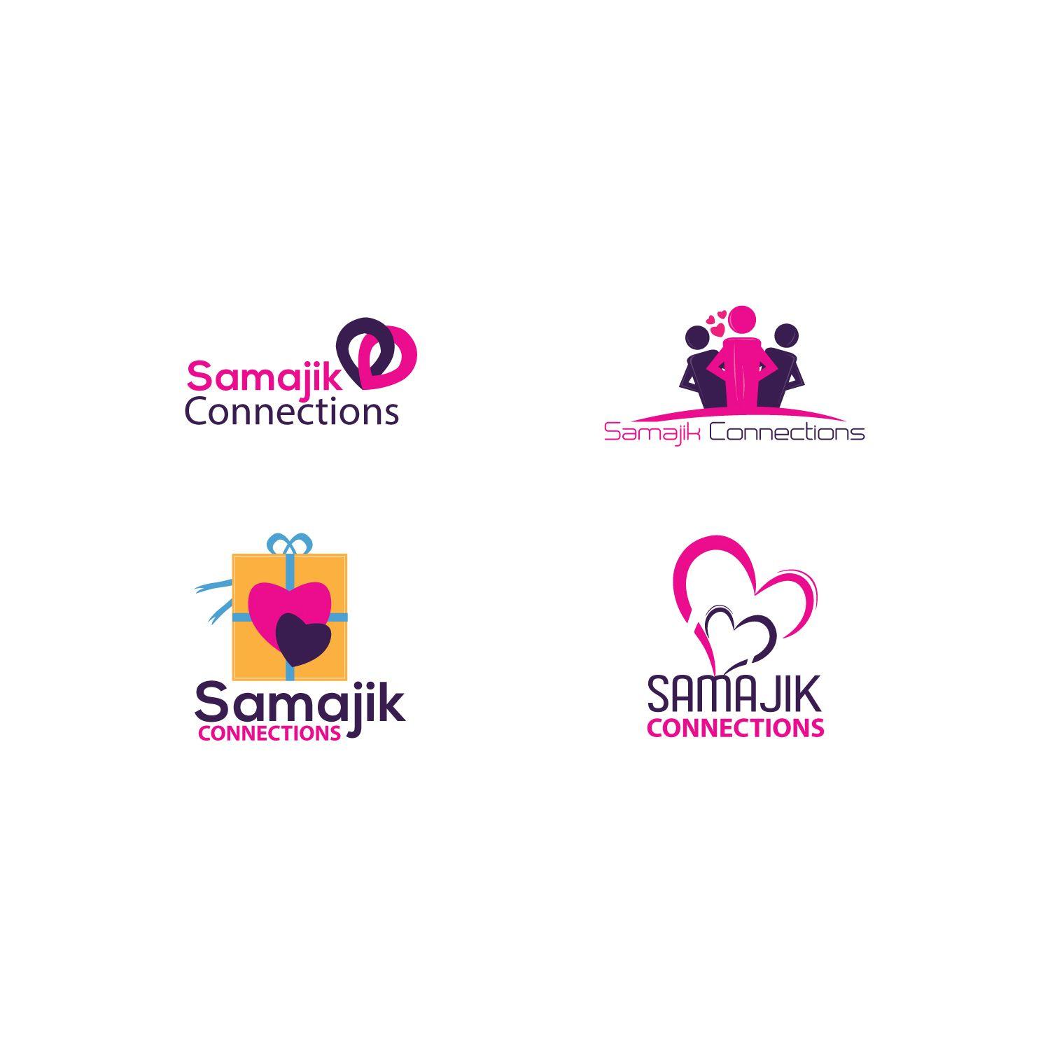 Dating Logo - Upmarket, Modern, Dating Logo Design for Samajik Connections by ...