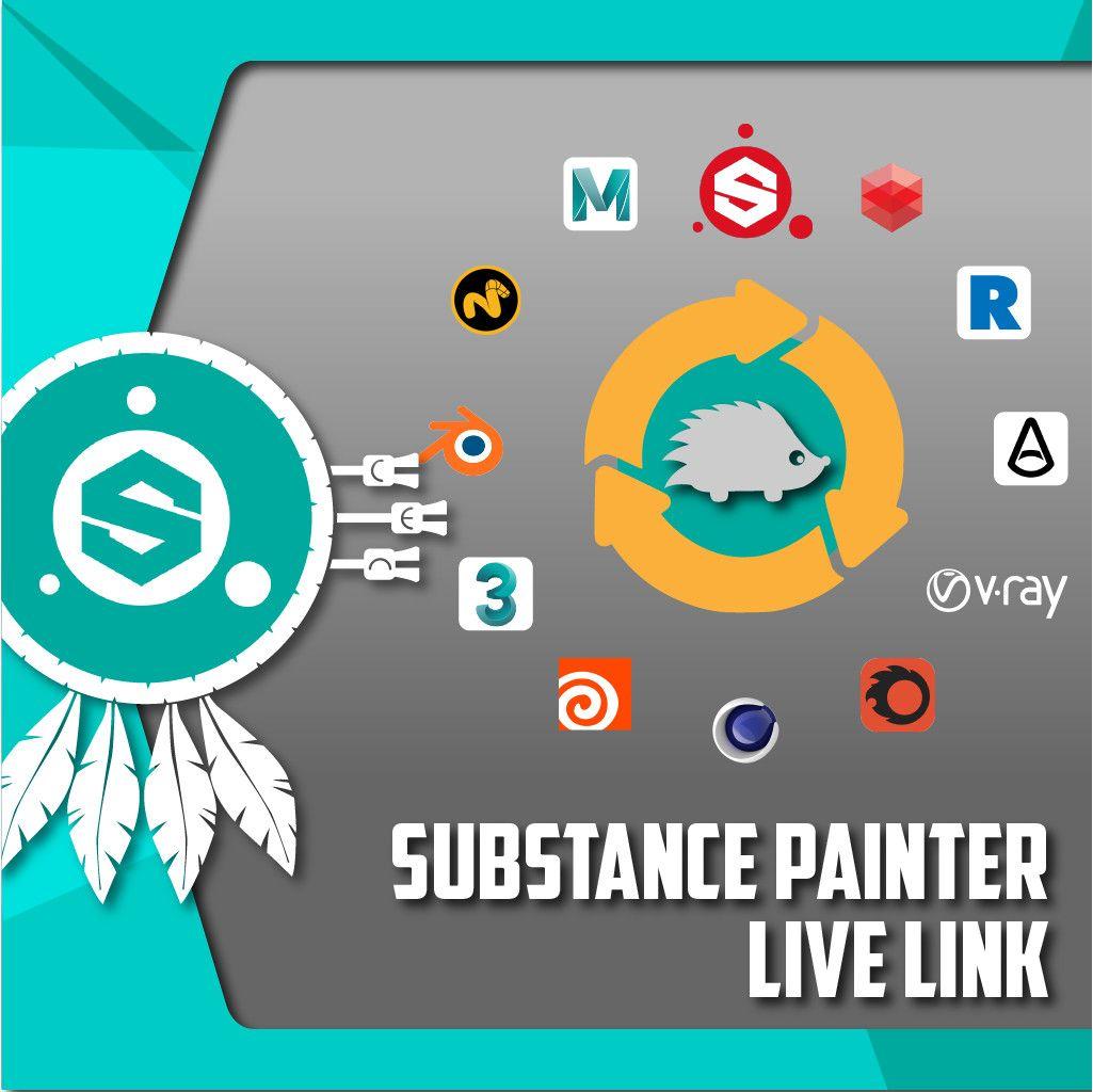 Livelink Logo - ArtStation - Substance Painter Live Link (Hedgehog Connect ...